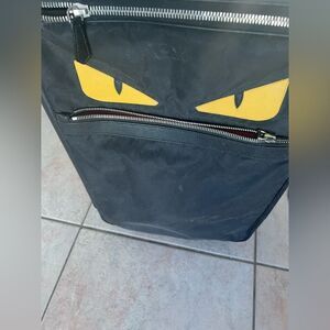 Fendi Bugs Monster Trolley Case Bag rolling Suitcase UNISEx logo luggage